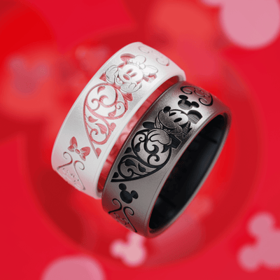 2-Ring Set - Disney Flourish Hearts 