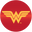 Wonder Woman - Ruby/Gold